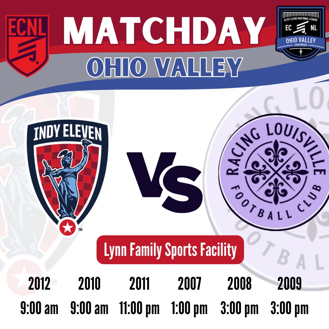 Everyone in Louisville today. Good luck girls! 💯⚽️❤️ #ecnl #ohiovalleysoccerconference