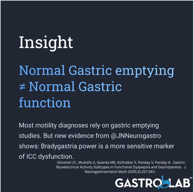 ajitkolatkar's tweet photo. Spoiler: It may change how we define and treat these conditions.

Diagnose by physiology. Treat by phenotype 
#GItwitter #MedTwitter #gastroenterologists #Electrogastrography

(2/n) https://t.co/5APF4gHqhP