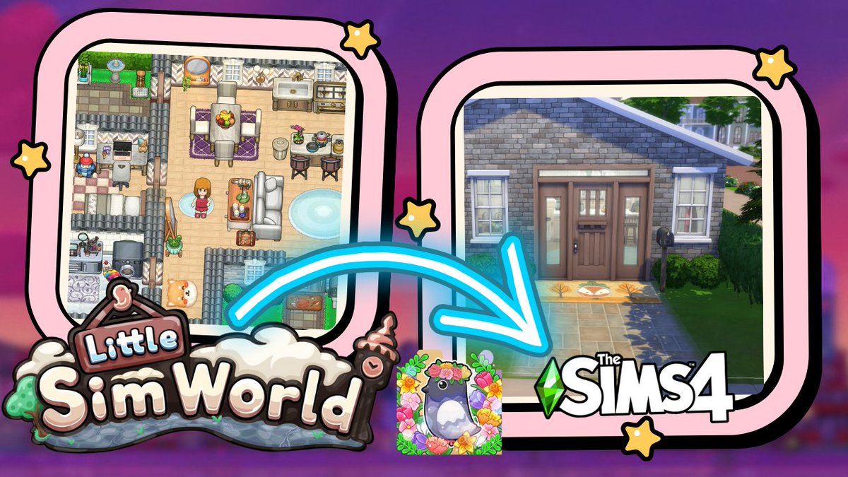 ShrimpchuGaming's tweet photo. Eagerly awaiting @LittleSimWorld coming out in early access 1st of May, so I built a LSW house in The Sims 4 😄

#TheSims4 #ShowUsYourBuilds #LittleSimWorld

✨ https://t.co/WpvBxcLSpy ✨ https://t.co/Y01fn2BLvH