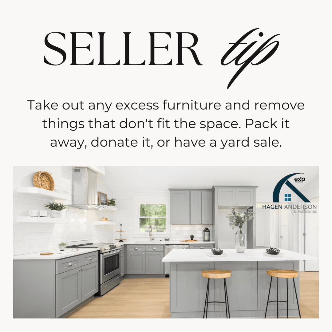 hagenandersonre's tweet image. Before your first showing, take the time to declutter, deep clean, and create a welcoming atmosphere. Homes that declutter sell for 3-5% more than those that don't. Ready to get your home show-ready? Let’s make it happen!

#homeselling #homesellingtip #cleananddeclutter #hometip