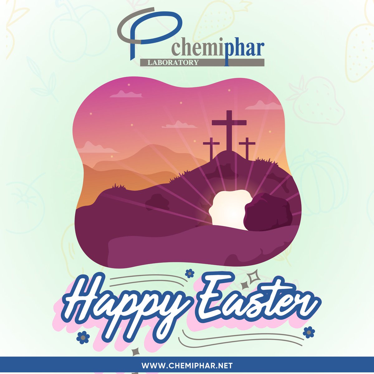 chemipharltd's tweet photo. Easter, reminds us of the power of renewal and purpose. At Chemiphar (U) Ltd, we're committed to protecting lives from farm to plate through enhancing food safety and quality standards across the region.

Wishing you a joyful and meaningful Easter!
#HappyEaster #FoodSafety https://t.co/JwHx2shbSK