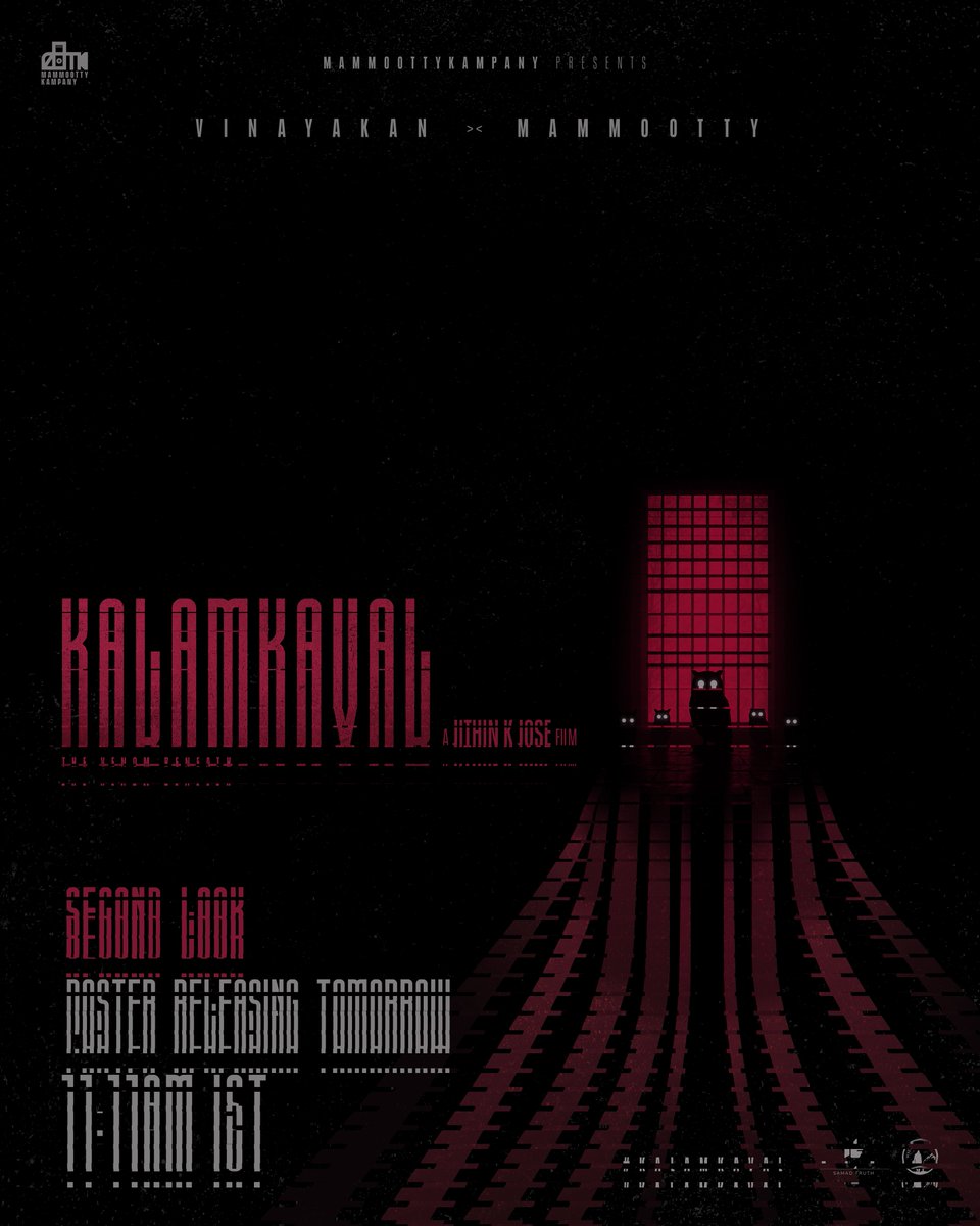 #Kalamkaval Second Look Poster Releasing Tomorrow at 11.11 AM IST