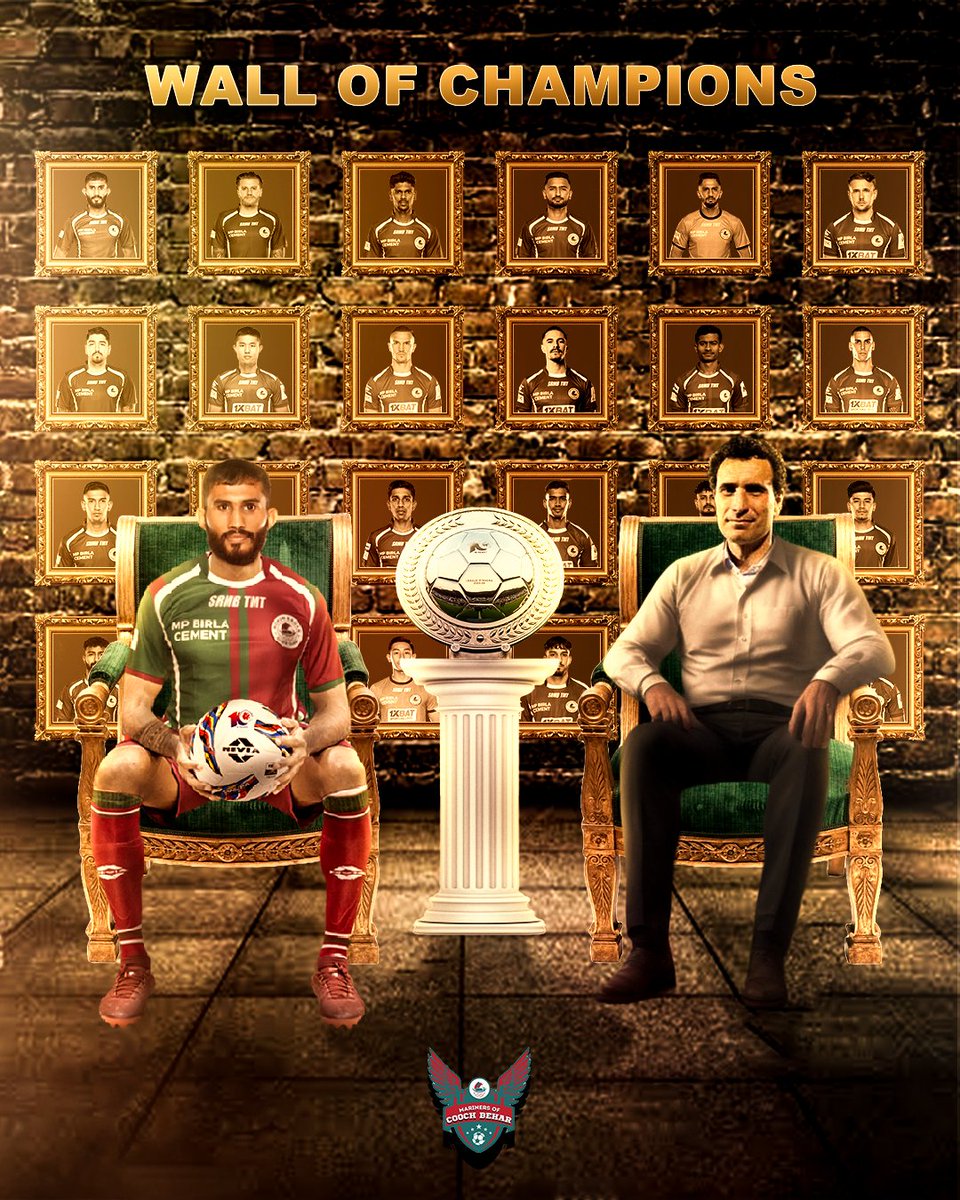 iamagnick's tweet photo. 𝐃𝐨𝐮𝐛𝐥𝐞 𝐃𝐞𝐥𝐢𝐠𝐡𝐭! 🛡️🏆

From Shield to Cup, Mohun Bagan completed a phenomenal season, etched their name in ISL history with a League and Cup double. 💚❤️

Works made for @marinersofcob 🎨

#JoyMohunBagan #MohunBagan #IndianSuperLeague #IndianFootball https://t.co/mQUkgsKhT9