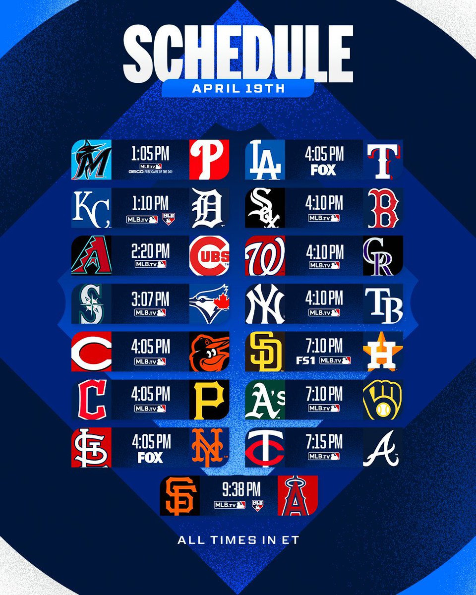 A las 9:30 se arma Space 🎙️ para compartirle los análisis 📈 de la jornada de MLB ⚾️ del día de hoy