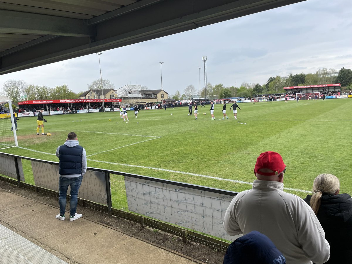 NTFC100's tweet photo. Kettering vs Royston for this afternoons football fix #NonLeague https://t.co/zqH5uMtfBS