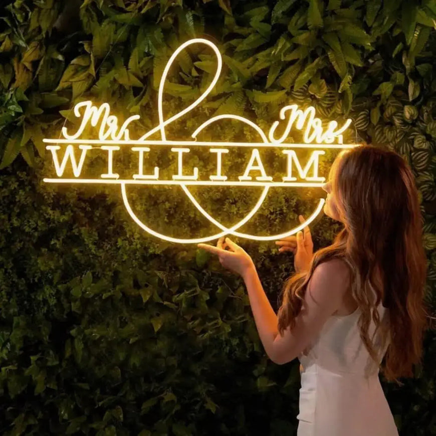 led_addict's tweet photo. Add a romantic glow to your big day with our Mr &amp; Mrs Custom Name Neon Sign – perfect for weddings, anniversaries, receptions, and parties. The vibrant LED lights and sleek acrylic design create a festive, photo-worthy atmosphere.  https://t.co/zd8pKN6tdx https://t.co/flbcwzF5nL