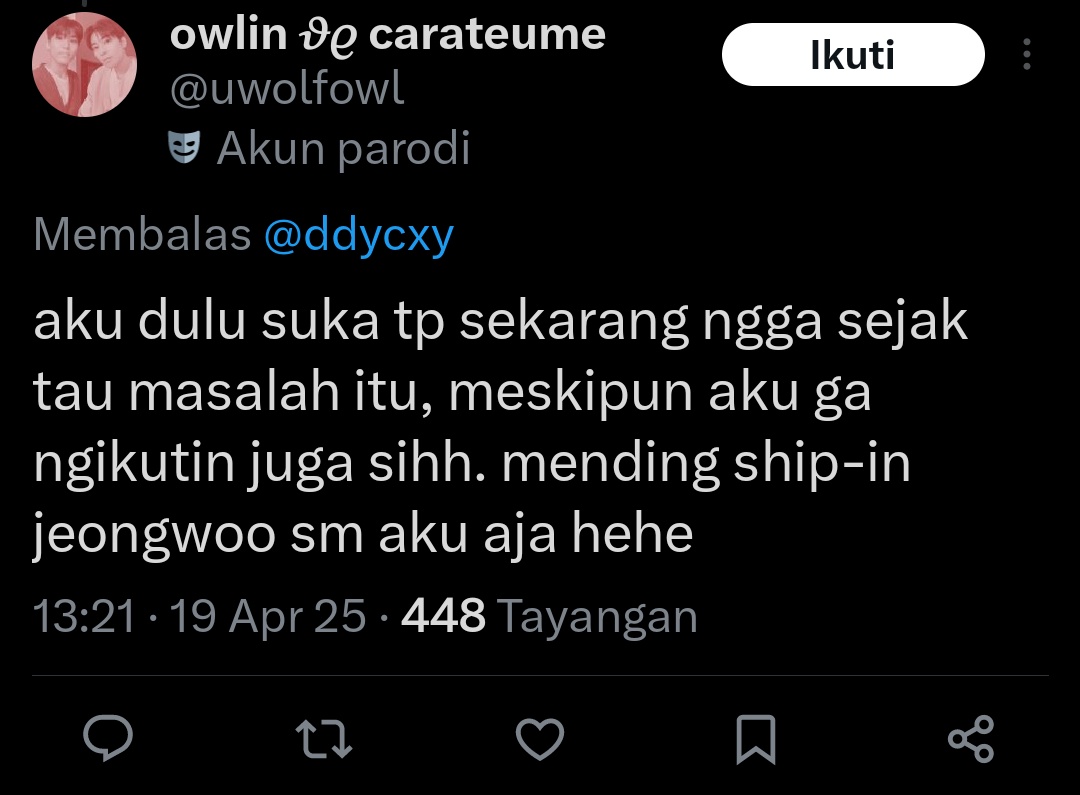 renebxebxe's tweet photo. Coba jelasin secara gambrang rumor apa permasalahan apa dan bermasalah seperti apa? @uwolfowl @joengupark @hharuharus
Sekalian tanggung jawab gih @ddycxy lu takutt idol lu dihujat sementara lu NYEDIAIN LAPAK buat IDOL GUE DIHUJAT https://t.co/jVcfHvcWqZ