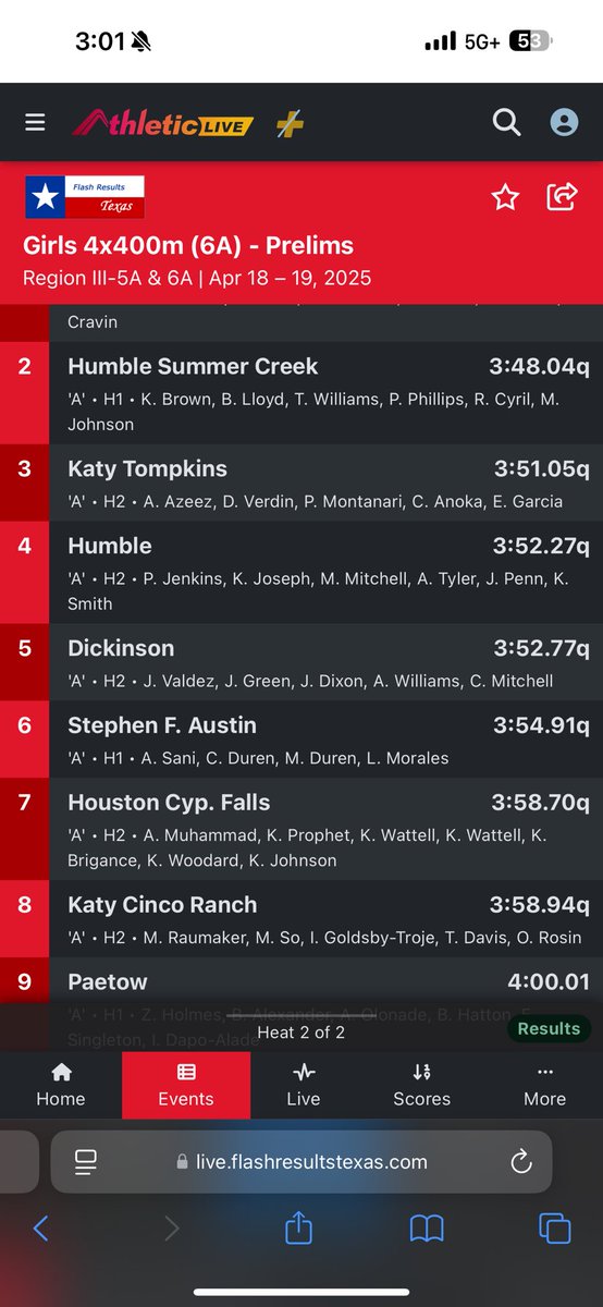 FB Austin Track & Field tweet media