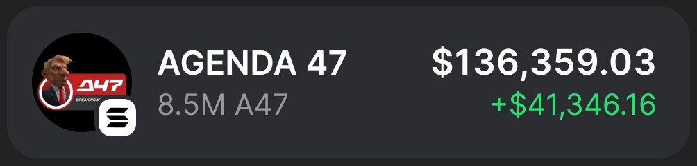 #A47 is printing massively on my private telegram group 🚀🚀🚀💥📈

Fams are celebrating 🥳 nonstop on my tg group 💪💥🏆