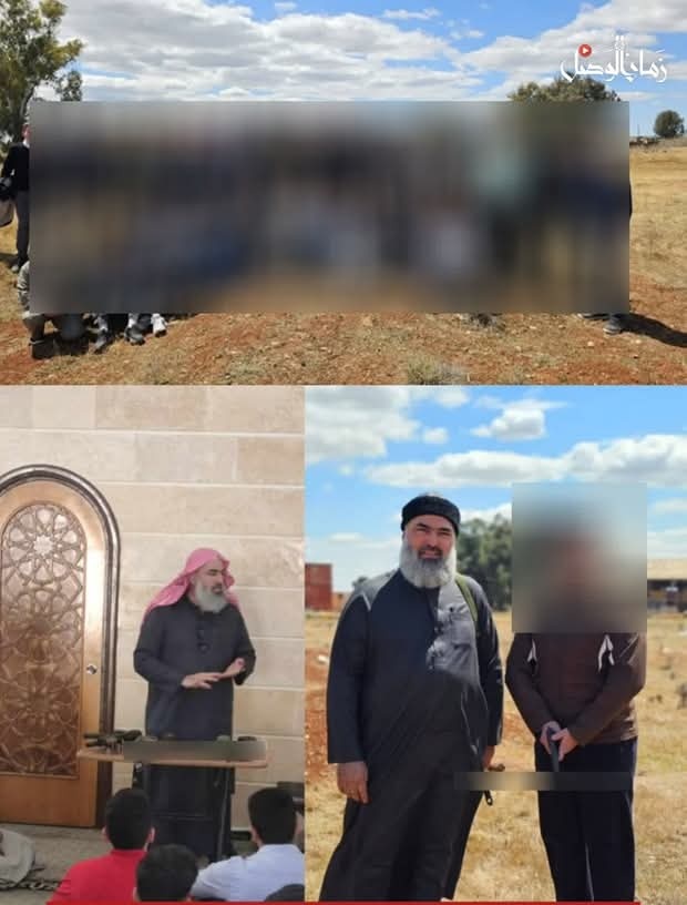 #Suriye'de #HTŞ iktidara geldikten sonra çocuklara silah eğitimi genelleştirildi.
Fotoğrafta #Hama'nın iman camisinde çocuklara günlük silah eğitimi dersleri veren bir din adamının sosyal medya hesabında paylaştığı fotoğraflar