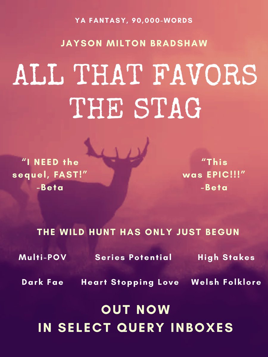#PosterPit #YA #Fantasy #Querying 
"Come for the hunt, stay for the hunters."