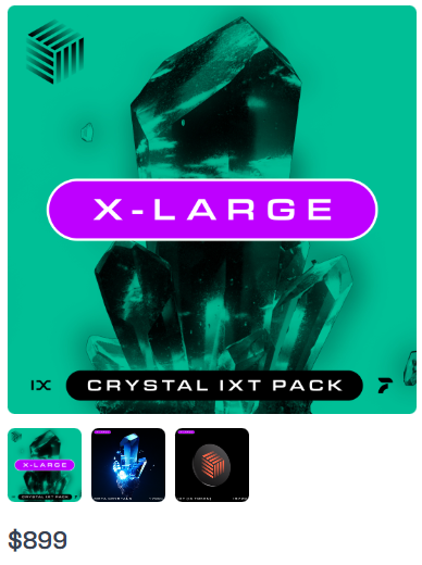 Aek007Chon's tweet photo. Crystal  IXT Pack  X-Large   $899    #Planetix #Fluencr   https://t.co/Ebi3faQvzK https://t.co/uJcuYTCQYc