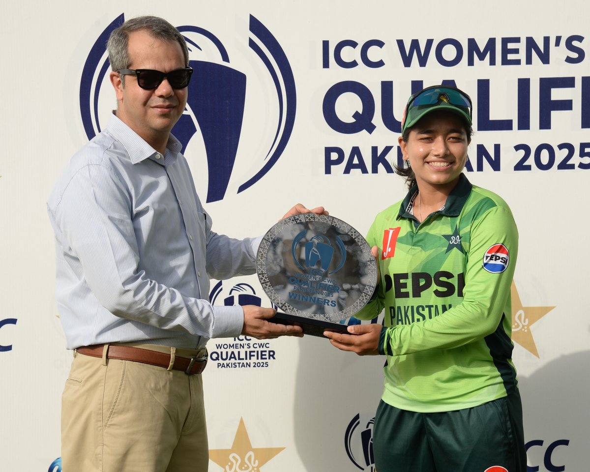 Pakistan Cricket (@therealpcb) on Twitter photo One word for <a href="/imfatimasana/">Fatima Sana Khan</a>'๐จ captaincy ๐งข in this tournament? ๐ต๐ฐ๐ซ
#BackOurGirls | #WWCQ One word for <a href="/imfatimasana/">Fatima Sana Khan</a>'๐จ captaincy ๐งข in this tournament? ๐ต๐ฐ๐ซ
#BackOurGirls | #WWCQ