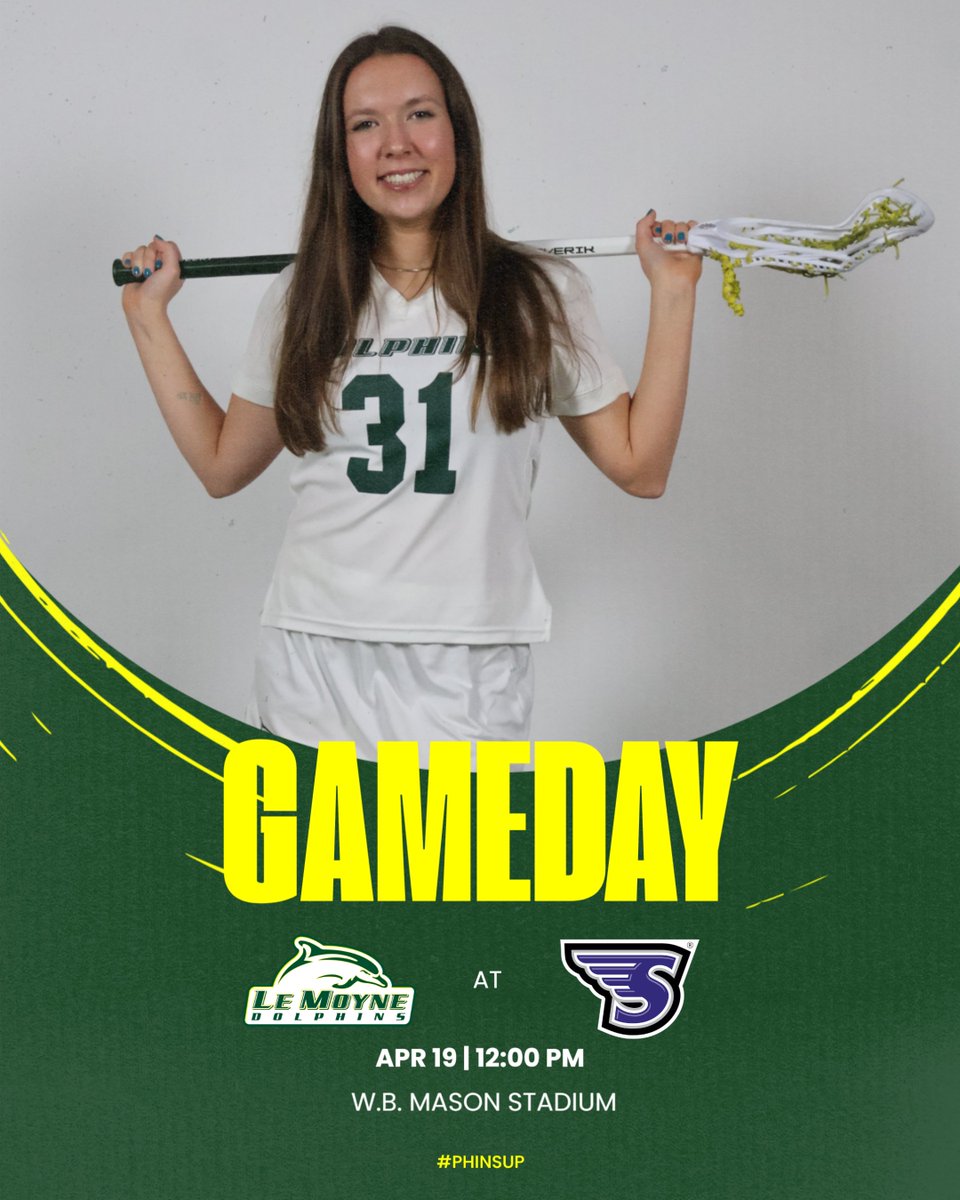 IT’S GAME DAY!! and we’re on the road to face a familiar foe!

🆚 Stonehill College Skyhawks
🏟️ W.B. Mason Stadium – Easton, Mass.
⏰ 12:00 PM
📺 necfrontrow.com/game/13089
📊 stonehillskyhawks.com/sidearmstats/w…
📜 lemoynedolphins.com/news/2025/4/18…
🐬 #PhinsUp