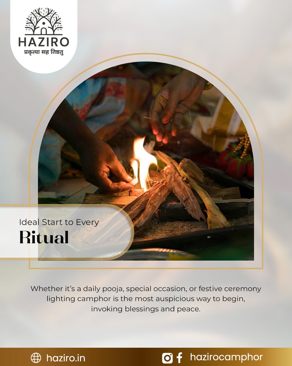 haziro_camphor's tweet image. Whether it’s a serene morning pooja or a grand festive ceremony, Haziro Camphor brings divine energy and peace to your space. 

Shop Now: shorturl.at/g4Krz

#HaziroCamphor #RitualEssentials #PureCamphor  #SpiritualVibes #CamphorForPooja #BlessedBeginnings #IndianTradition