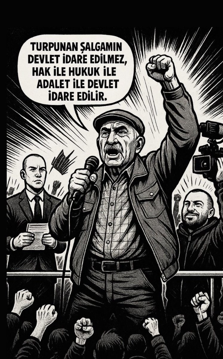 Yozgat'ta Ekrem İmamoğlu'na destek konvoyu yaptığı için trafik cezası kesilen çiftçinin Erdoğan açıklaması karikatürize edildi.