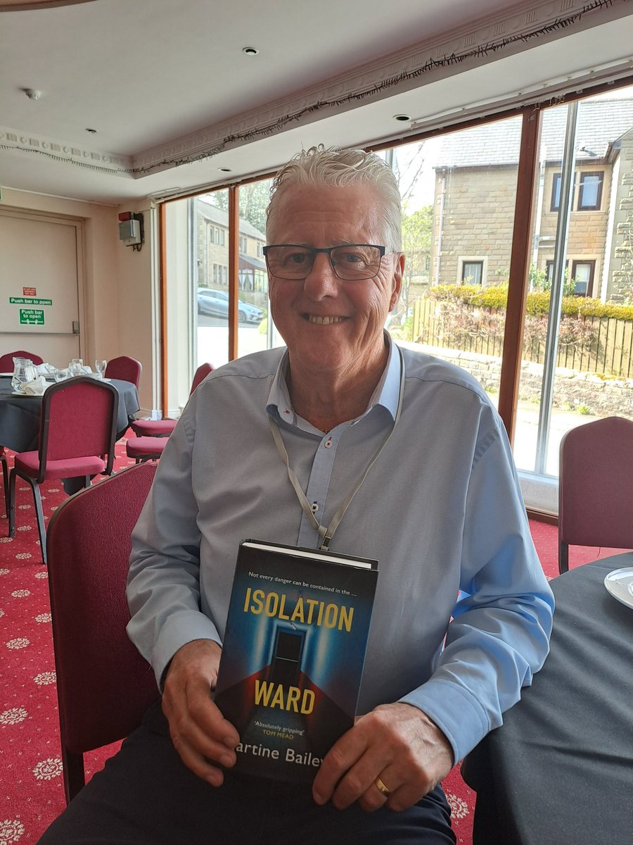 MartineBailey's tweet image. Brilliant to catch up with retired DI @RAPriceAuthor  @The_CWA Northern Symposium last weekend. He talked about the David Wilson case, a mafia execution in unlikely Chorley. Great stuff - and here he is with #IsolationWard