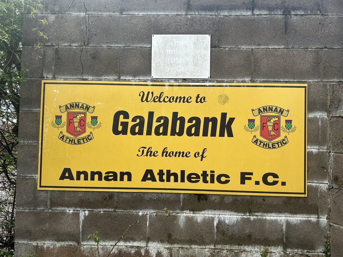RPCowling's tweet photo. We’ve arrived for today’s match in Scotland, and really looking forward to it. Currently enjoying a drink in the bar before the Club Shop opens.

@AnnanAthleticFC vs @ArbroathFC in the Scottish First Division.

#groundhopping https://t.co/7TweQlCnSF