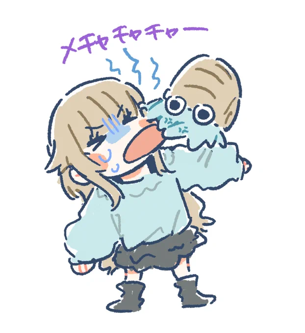 オススメで見つけて、可愛くて一気読みしました! 用がすんだらさっさと口の中(?)に帰ろうとするのかわいい 