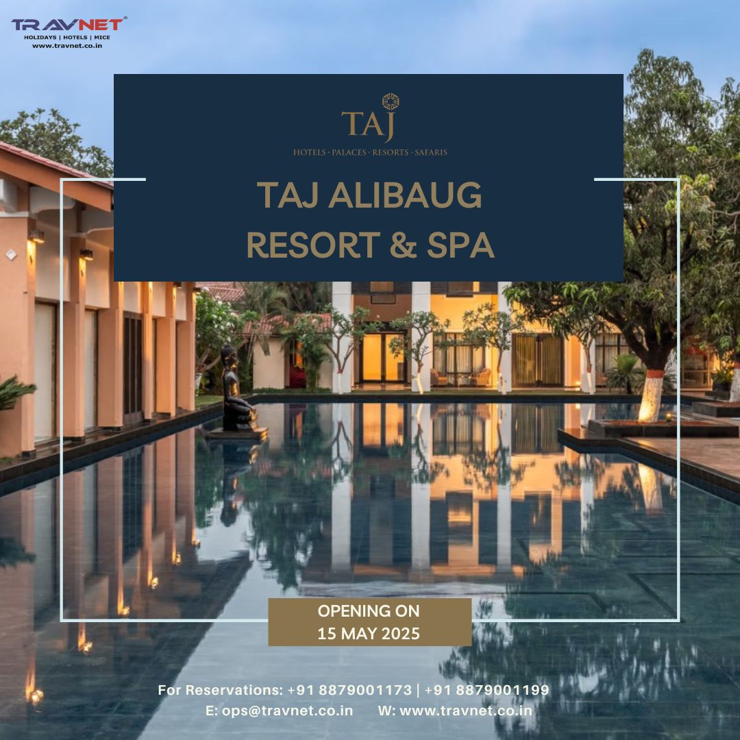 travnetindia's tweet photo. Opening on 15th May 2025:  Taj Alibaug Resort &amp; Spa

#tajhotels #travnet #Alibaug https://t.co/p70rTDbbIX