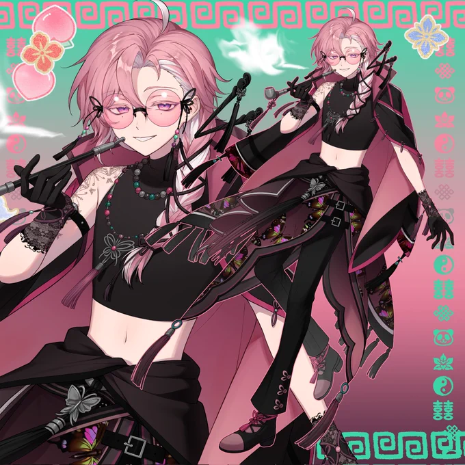 Vtuberセアン・ピスカの新衣装&amp;キービジュアル&amp;通常衣装のキービジュアルを担当しましたよろしくお願いします～! 