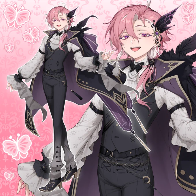 Vtuberセアン・ピスカの新衣装&amp;キービジュアル&amp;通常衣装のキービジュアルを担当しましたよろしくお願いします～! 