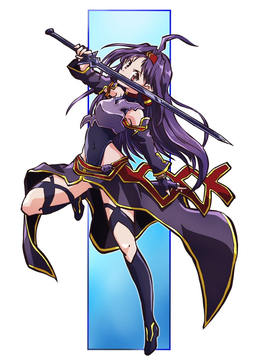 ユウキ(SAO) 「#これを見た人は我に続いて剣を抜け」|大河広行（山田隆弥）のイラスト