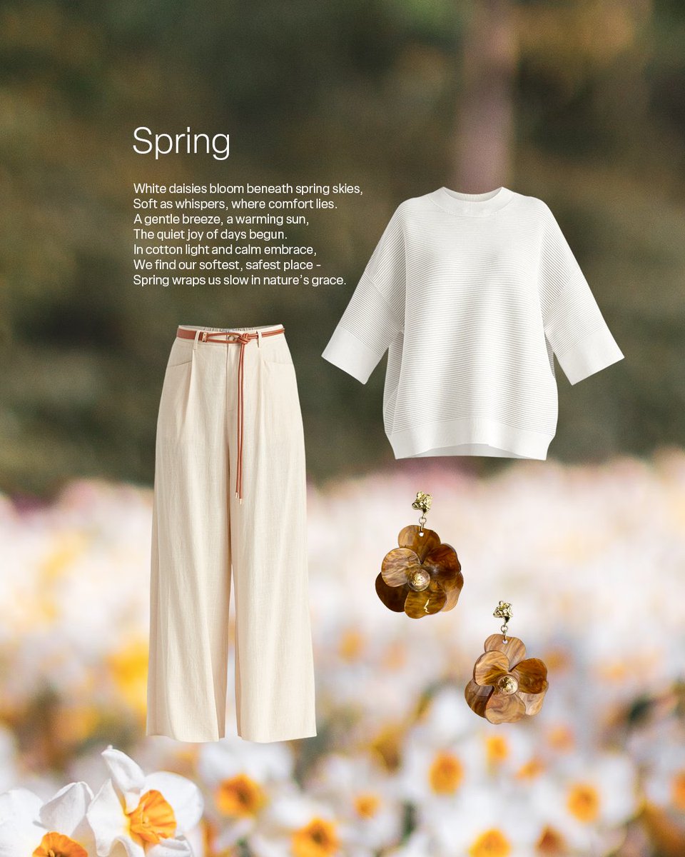 PaisieLondon's tweet image. Thank you for joining today’s poetry class with us! 🌸 The theme for today is: Spring, Timelessness, and Paisie. ✨

#springvibe #springoutfits #springclothes