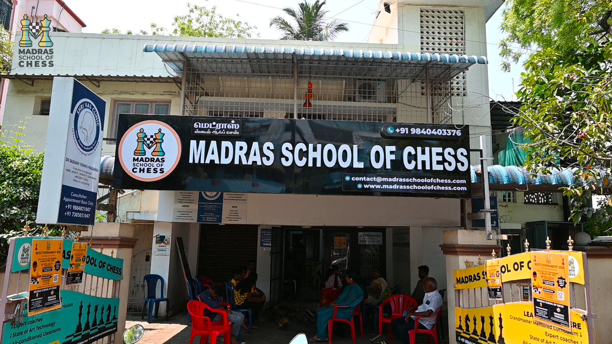 madraschess's tweet image. Join Madras School of Chess, Anna Nagar – where young minds master the game and grow smarter every move! 
#BrainBoost #LittleChampions #ChessKids #SmartMoves #AnnaNagar #madrasschoolofchess #Chennaichess #Chennai #ipl2025