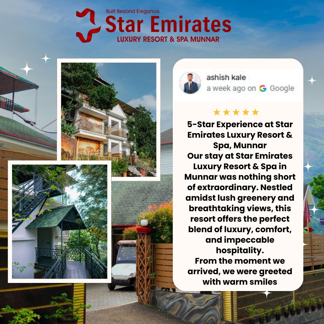 StarEmirates25's tweet photo. 🌟 Our Guests Say It Best! 🌿
✨Thank you for the love 💛

📞 For Bookings &amp; Inquiries: +91 90618 48414
🌍 Website: https://t.co/2U22YxuYyL https://t.co/jtaPUyuQRF