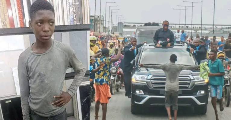 Face of the lawless DPO of Amukoko divisional police Lagos state who framed-up a 17 year  boy Quadri Alabi and sent him to kiriri maximum prison.