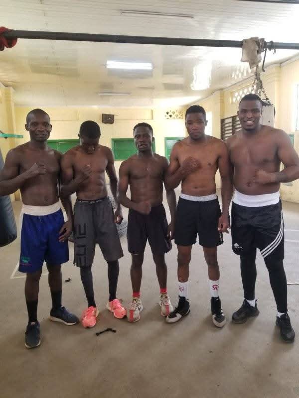 KenyaBoxingCo's tweet photo. Kenyan boxer Denzel Onyango will make history at the inaugural Riyadh Season WBC Boxing Grand Prix in Saudi Arabia this weekend. The heavyweight  among 32 global participants, arrived in Riyadh with his coach Julius Odhiambo for Saturday’s weigh-in and Sunday’s fight. https://t.co/6vws8tMWVf