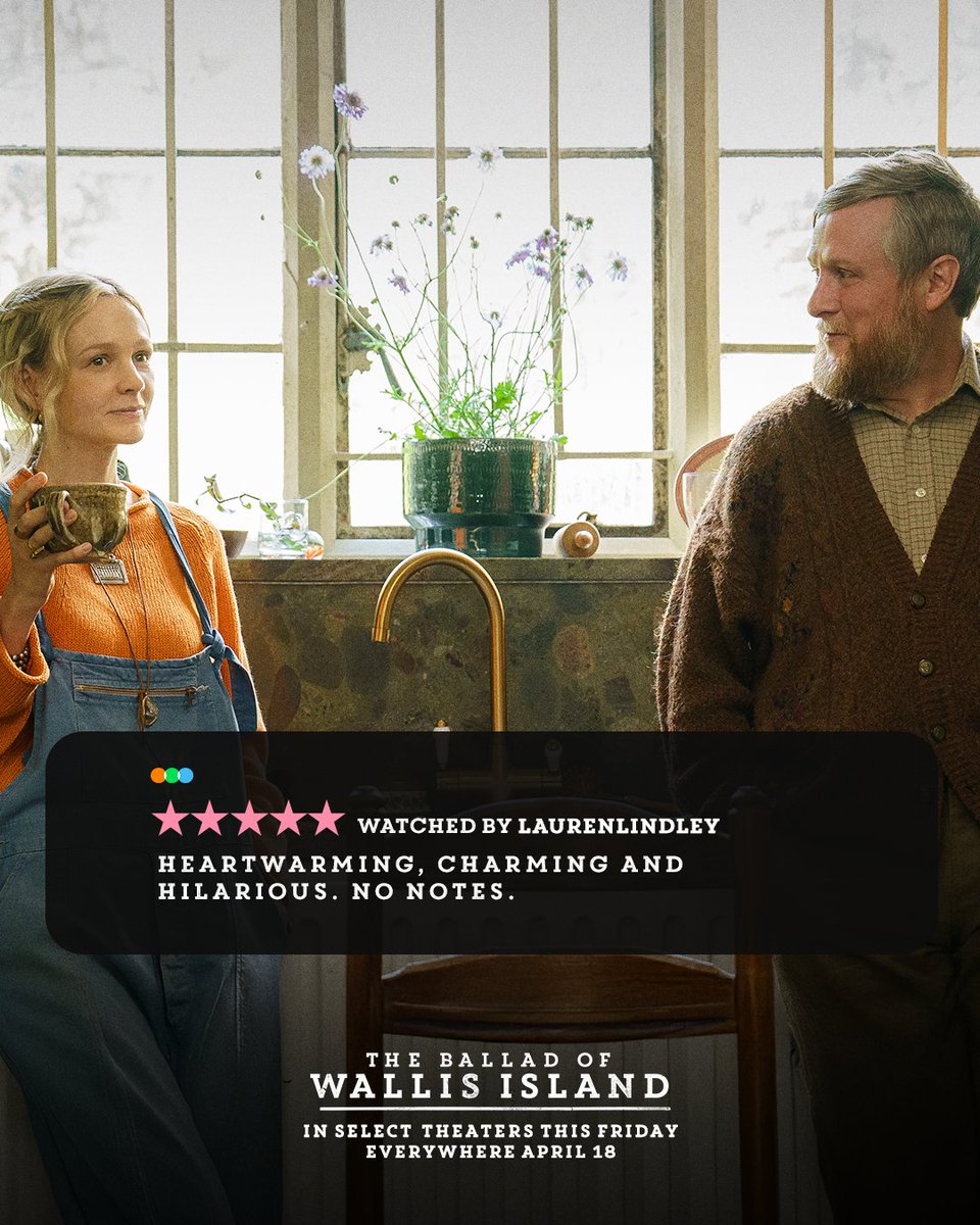 Bankside Films (@banksidefilms) on Twitter photo Letterboxd is buzzing about THE BALLAD OF WALLIS ISLAND starring Carey Mulligan, Tim Key & Tom Basden. See what the hype’s about—now screening in US theatres this weekend from <a href="/FocusFeatures/">Focus Features</a>! 🎵 #BanksideFilms #TheBalladOfWallisIsland #CareyMulligan Letterboxd is buzzing about THE BALLAD OF WALLIS ISLAND starring Carey Mulligan, Tim Key & Tom Basden. See what the hype’s about—now screening in US theatres this weekend from <a href="/FocusFeatures/">Focus Features</a>! 🎵 #BanksideFilms #TheBalladOfWallisIsland #CareyMulligan