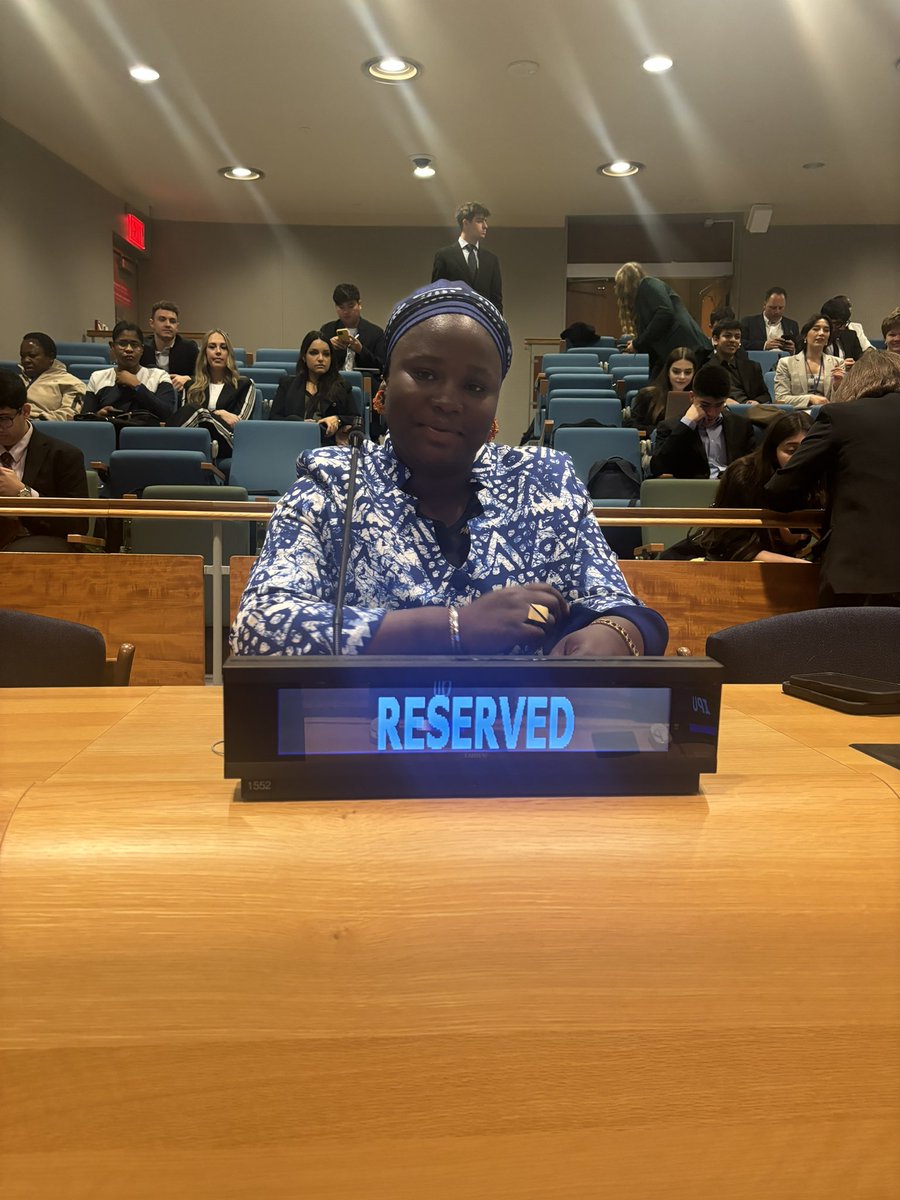 Sabou_Doum2's tweet photo. OMG! I met Bob Rae, President of ECOSOC!
Day 1 at #ECOSOCYouthForum showed me one thing:

You don’t need to wait your turn to lead. The time to act is NOW.
From health &amp; gender to climate &amp; oceans, youth are driving real change.
#YouthAtTheForefront #SDGLeadership #UNYouth #Act https://t.co/AR3FMoL3NV
