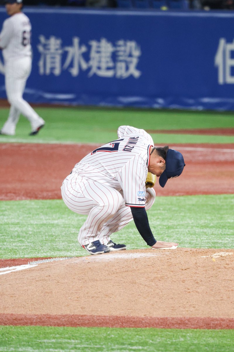 _pbym_'s tweet photo. 2025.4.18 明治神宮野球場

#swallows #清水昇 https://t.co/F9RyWTDpYO