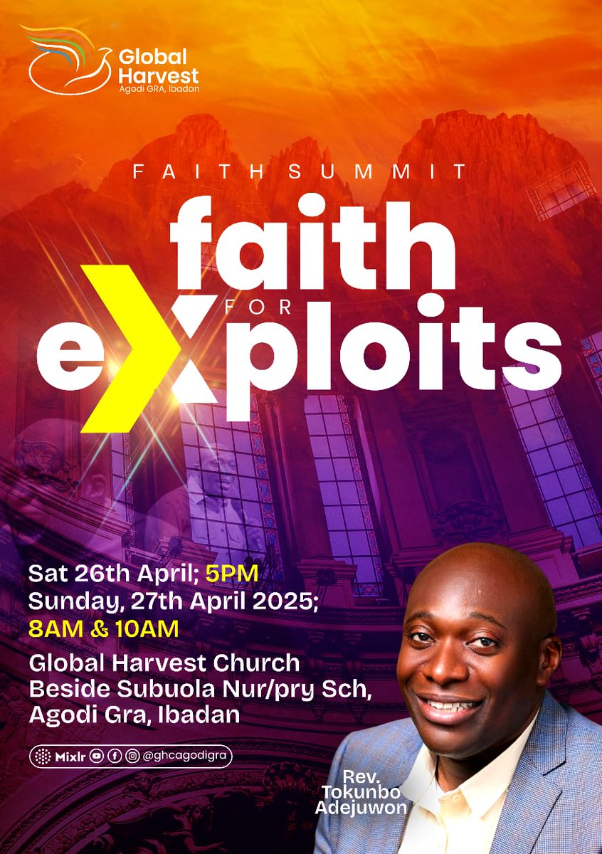 ghcagodigra's tweet photo. Faith Summit is here again 

#FaithforExploits https://t.co/3efa0QnT1w