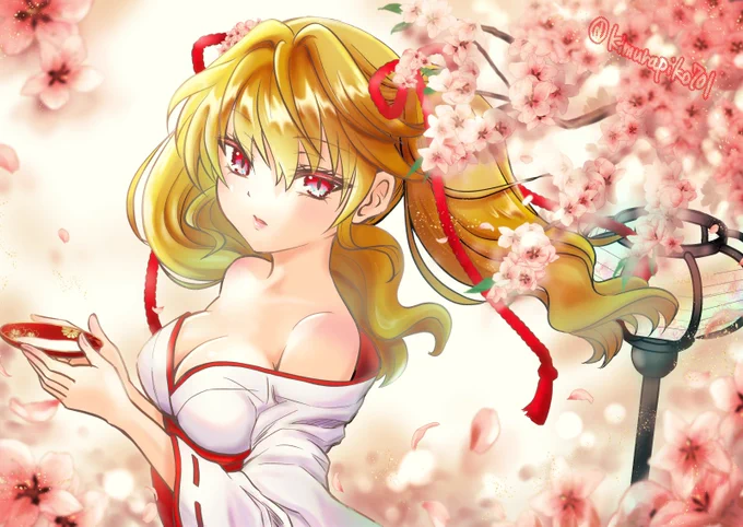 今日はお山の方に行って桜を見てきましたーこっちの方は開花遅かったみたいでまだ咲いてたっネームも描いたし、運動もしたし、充実の1日でしたっ明日もがんばるそー!!ちょっと古めの絵をぺたり。2021年 
