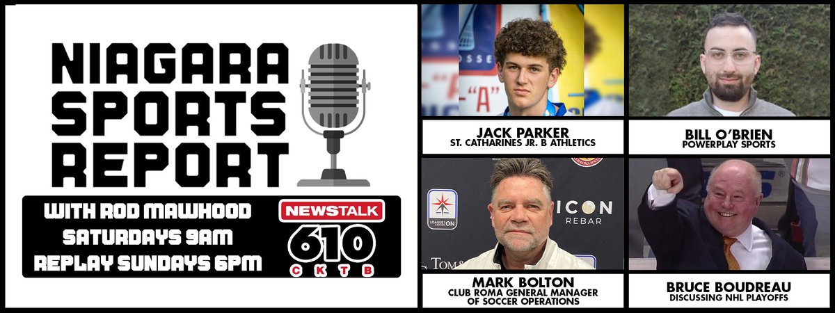 #HappyEaster Weekend!
Grab your morning coffee or tea, and sit back and listen to:
Jack Parker - <a href="/stkittsjrlax/">St. Catharines Jr. Athletics</a> 
Mark Bolton - SC Roma Wolves
Bill O'Brien - <a href="/PowerPlaySB/">PowerPlay</a> 
Bruce Boudreau - #NHL playoffs 
Alex Ovechkin and <a href="/OHLIceDogs/">Niagara IceDogs</a>