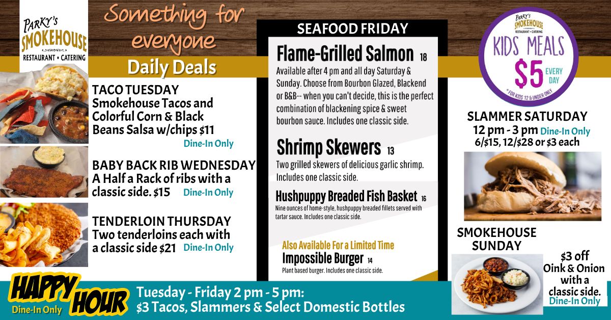 ParkySmokehouse's tweet image. Craving something a little lighter but just as delicious? Our Pulled Chicken Slammers are juicy, tender, and packed with flavor! Available Saturday from 12-3pm. The hardest decision you&apos;ll make all weekend is choosing which one to try first! #PulledChicken #WeekendEats