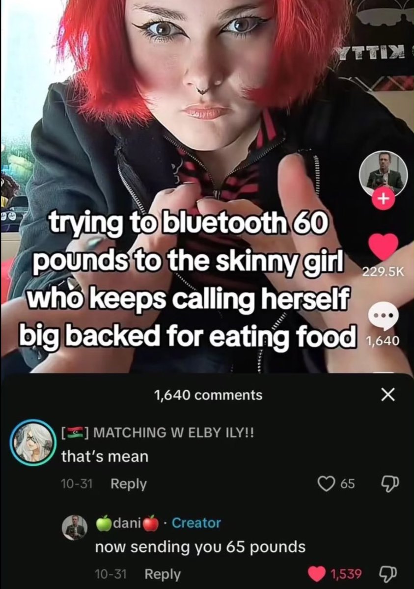 she kinda ate