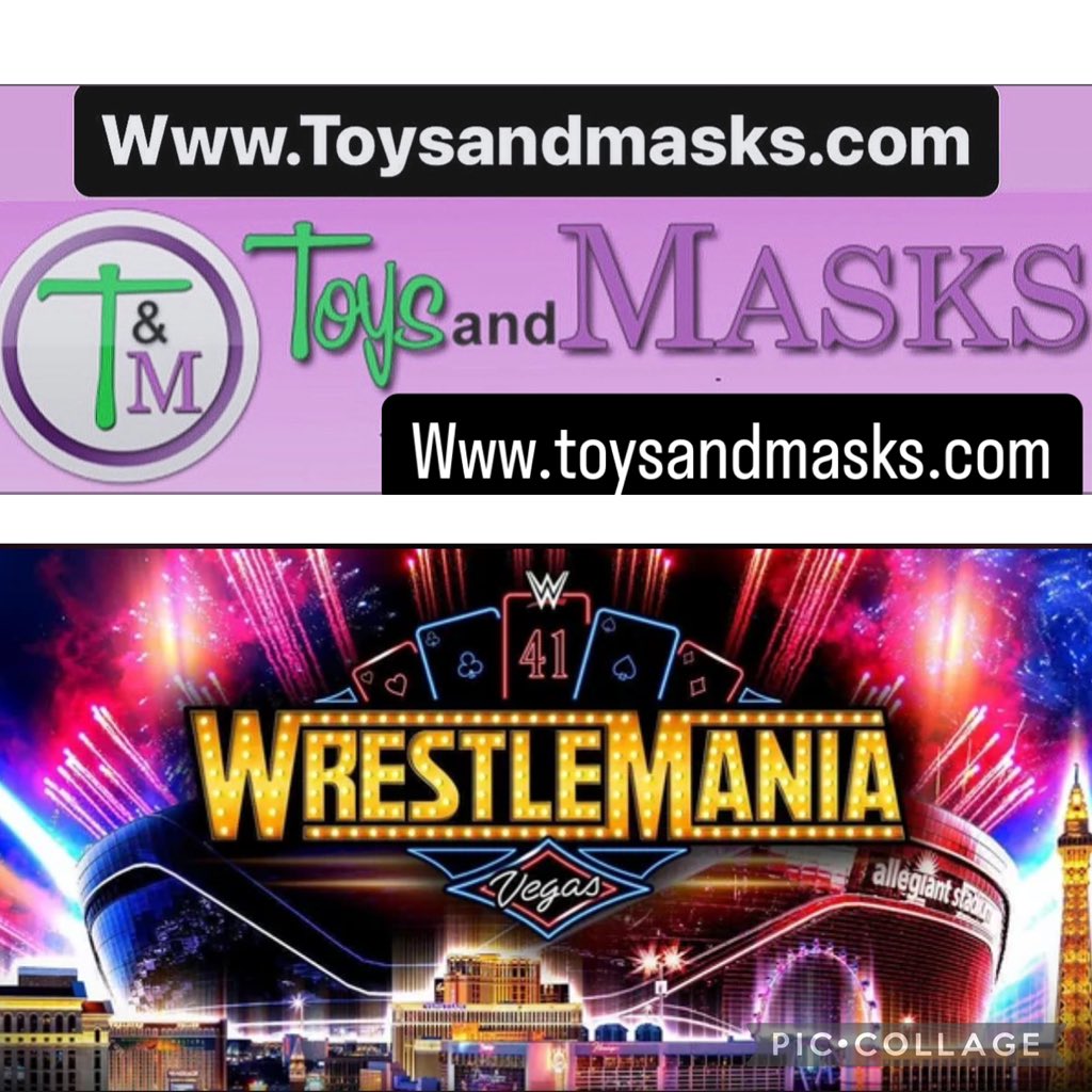Wrestlemania discount code for
toysandmasks.com 
10% off
Code - Wrestlemania 
Ends Monday 

As a thank you - anyone using it will be sent a 15 percent off code for there next purchase 
Many thanks

toysandmasks.com

#wwe #wrestlemania #wrestlemania41 #swansea