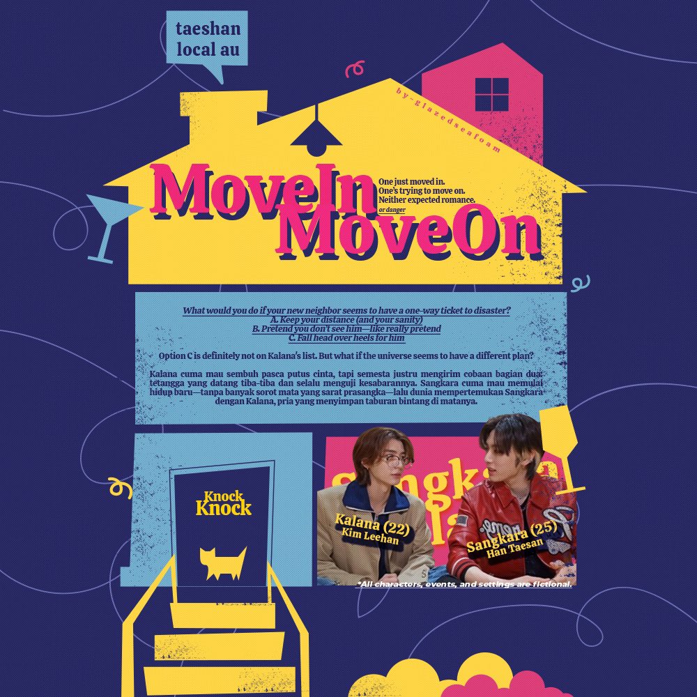 ㅤ
taeshan au
⸻

Kalana’s just trying to survive his heartbreak in peace—until he spots his new, intimidating neighbor. Sangkara moved in to live a simpler life, and making new acquaintances is definitely not on his list. But somehow, Kalana’s the one he can’t ignore. 
ㅤ