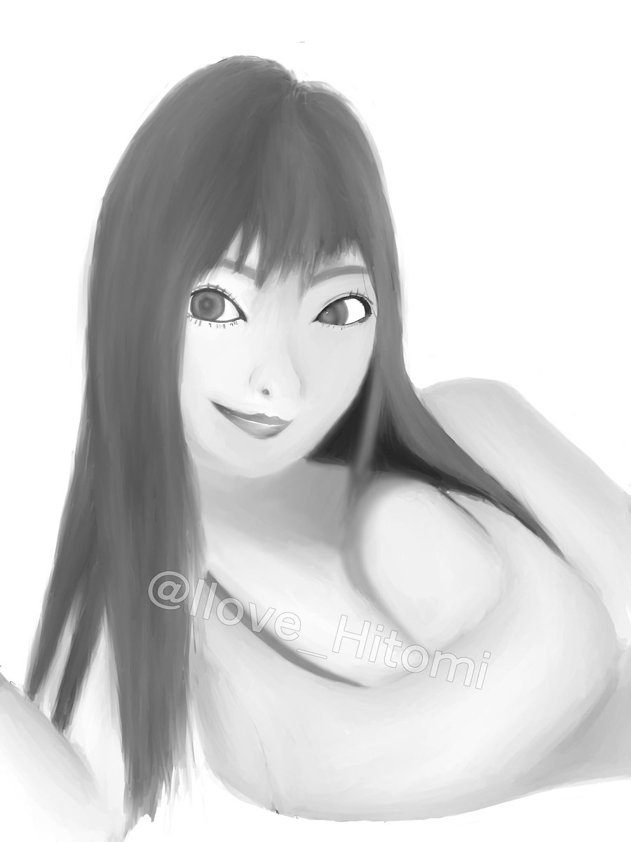 Ilove_Hitomi's tweet photo. Hitomiさんイラスト✨
たくさん描いてて中々完成しませんが1番上手く出来てるなぁーってやつを！ https://t.co/84BFTZZbYZ