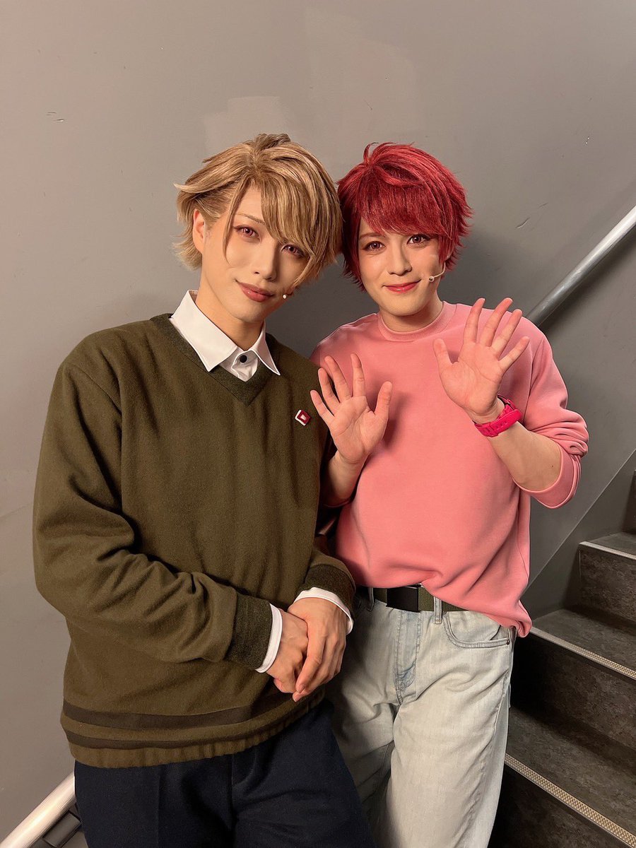 t___tateishi's tweet photo. 本日はC公演マチソワご来場ありがとうございました！！休演日を挟みまして、来週のD公演に向けて整えていきます🔥
咲也と🌸監督さんもお疲れ様✨
#エーステ https://t.co/0mwmmKLyJH