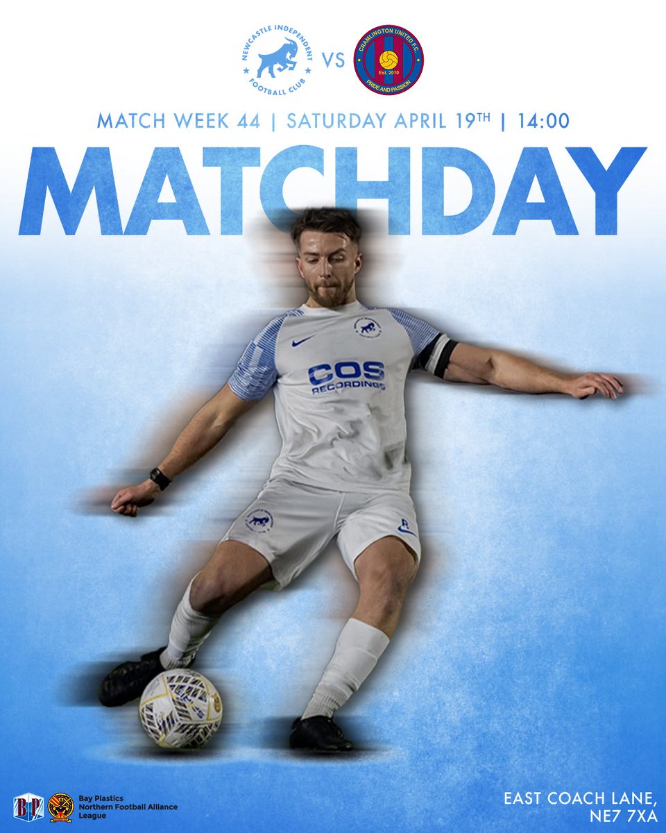 Newcastle Independent FC (@nifc_goat) on Twitter photo ποΈ Saturday 19th April
π <a href="/CramlingtonUtd/">Cramlington United</a>
π East Coach Lane, NE7 7XA
β° 14:00 KO ποΈ Saturday 19th April
π <a href="/CramlingtonUtd/">Cramlington United</a>
π East Coach Lane, NE7 7XA
β° 14:00 KO