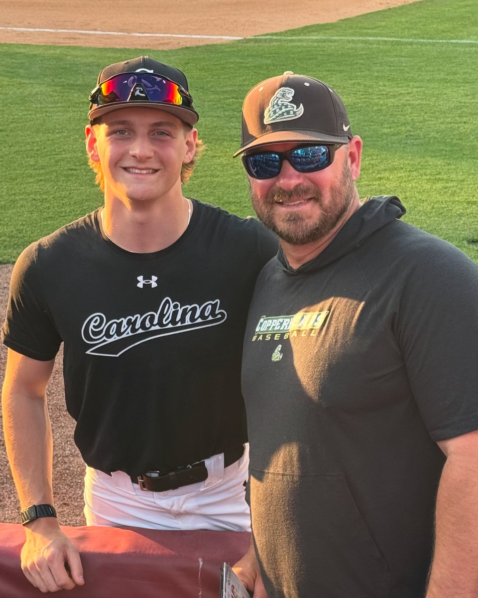 Coach Stas made the trip to watch former Copperhead <a href="/jake_mccoy129/">Jake McCoy</a> pitch against #11 Ole Miss. Great outing by Jake only giving up 3 H and 1 R in 6.1 IP. He also struck out 7. Congrats Jake! We are proud of you and all of our former Copperheads doing big things at the next level!
