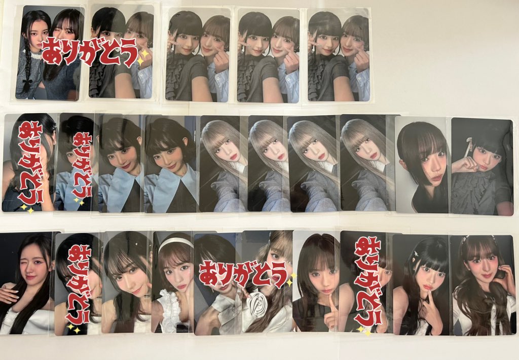 PgZ5a's tweet photo. ME:I MUSE 封入トレカ 特典 交換

【譲】画像のもの

【求】同種　佐々木心菜

郵送での交換希望です📮
まとめての交換の方を優先させていただきます。
条件の合う方お気軽にお声がけください🙇🏻‍♀️

#ME_I交換 #ME_I_交換 https://t.co/VvzBqWFtxj