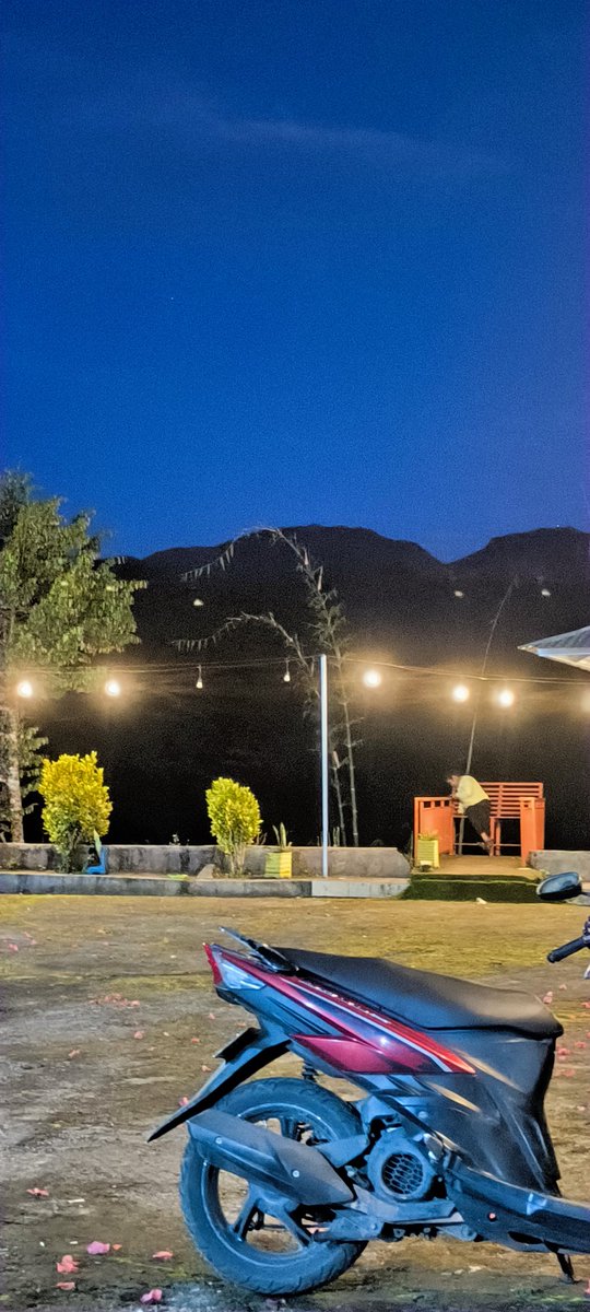 Malino malam ini viewnya Gunung bawakaraeng