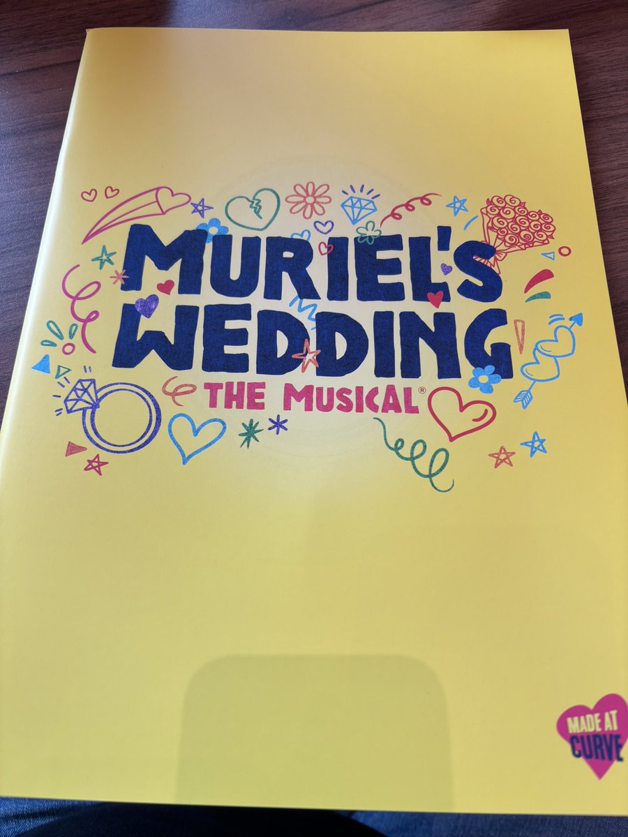 Here at the EXCEPTIONAL <a href="/CurveLeicester/">Curve</a> for #MurielsWedding #MadeAtCurve. Always loved the film. Really looking forward to seeing this. Just got a hug from <a href="/DarrenDOfficial/">Darren Day</a> too.