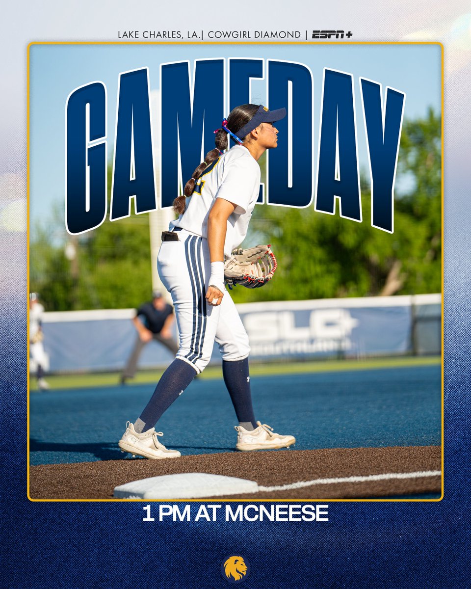 🥎GAME DAY!
One more down in Lake Chuck! #HailET 

📊: LionAthletics.com/SB_Stats